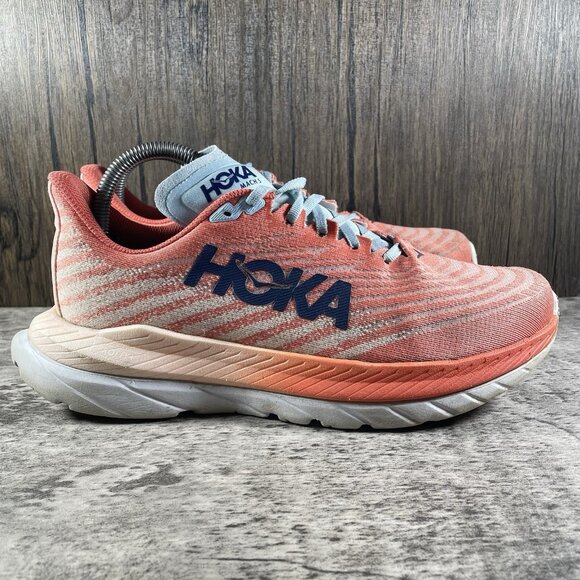 Hoka One One Mach 5 Women's Size 8.5 B (Medium) Running Shoes Peach Parfait - Picture 3 of 10